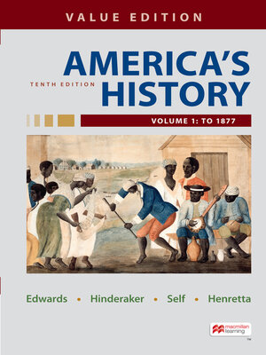 cover image of America's History, Value Edition, Volume 1